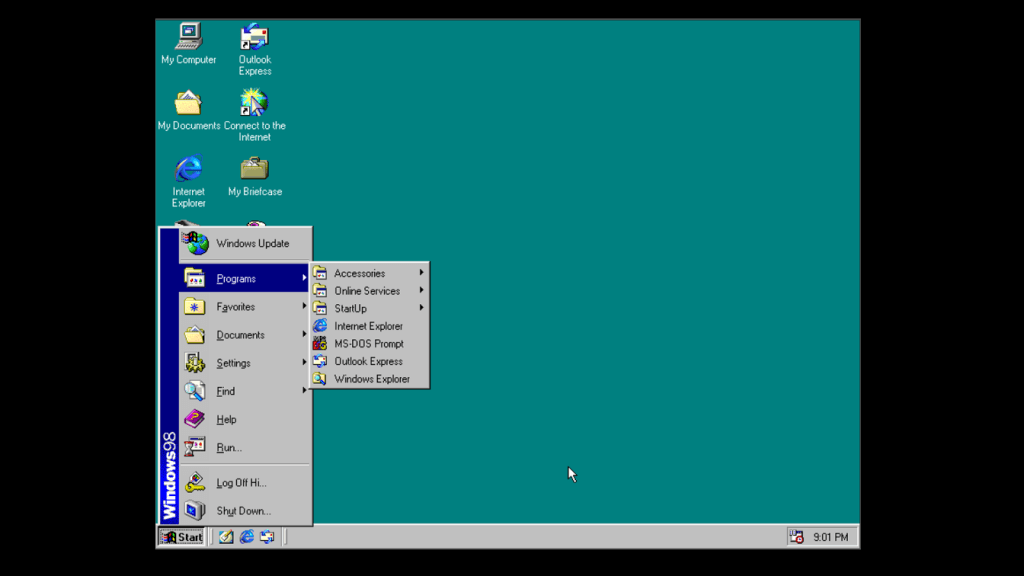Run Windows 98 OS in Browser