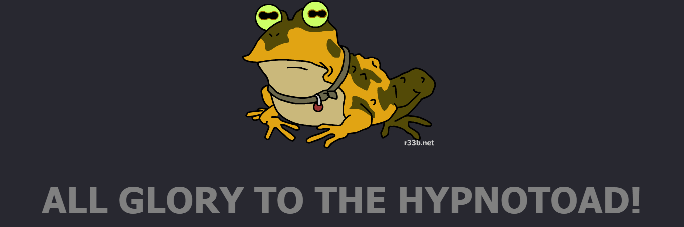 R33B - Get Hypnotized By A Toad