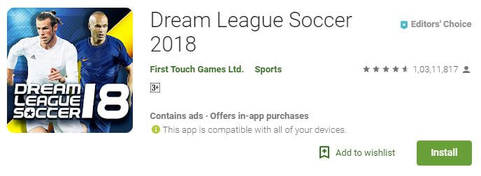 Dream league soccer Airborne Multiplayer android game