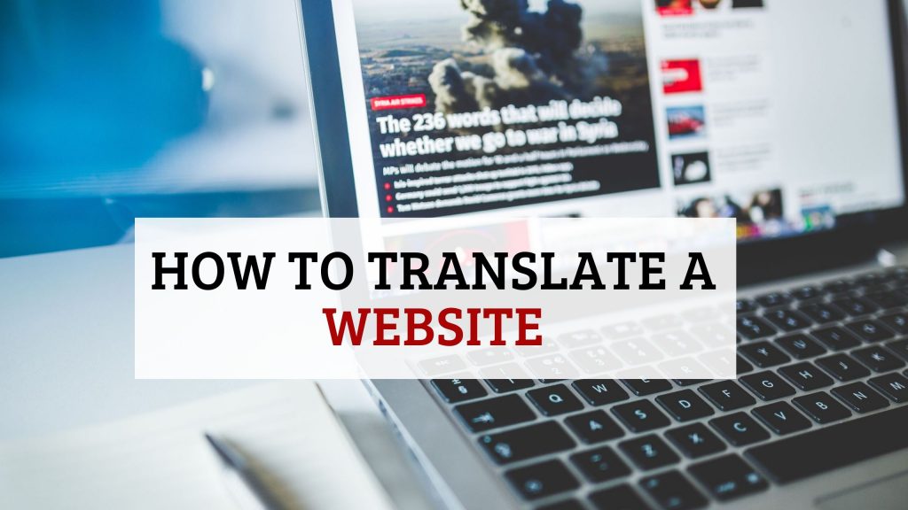 How to translate a Website