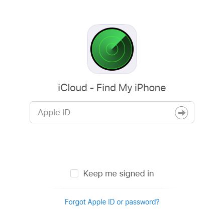 iCloud - Find my iphone