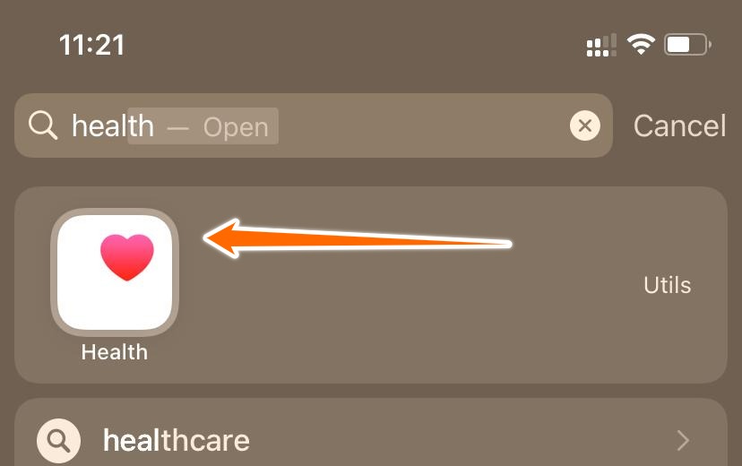 Open Health app