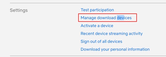 Manage Download Device