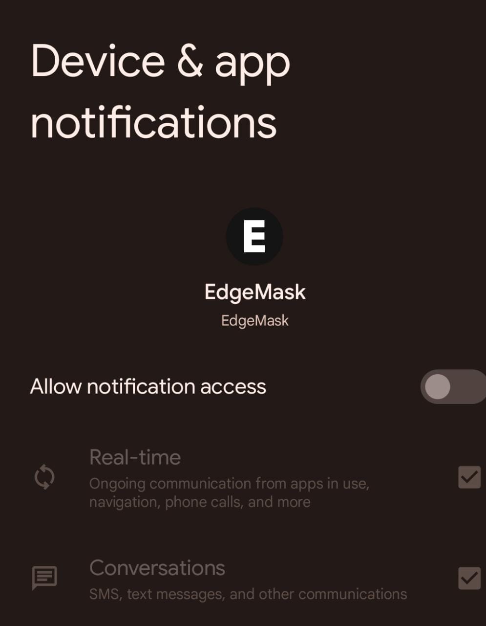 Enable Notifications