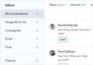 Hubspot CRM preview